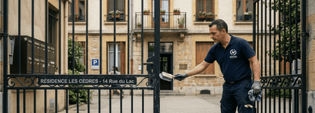 nettoyage portail copropriété